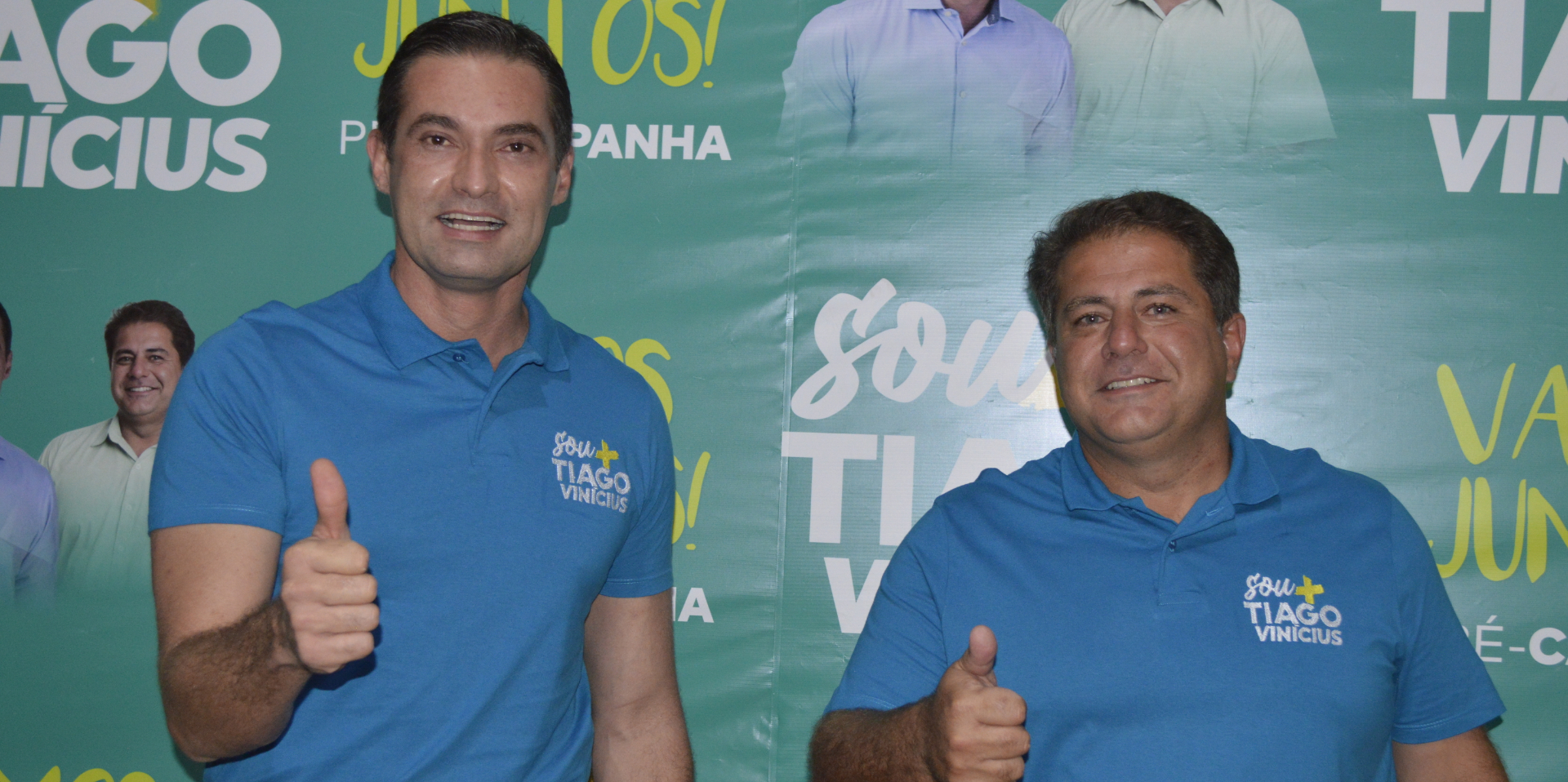 Tiago Mendonça e Vinícius Cândido são oficializados como candidatos a prefeito e vice em Morrinhos.