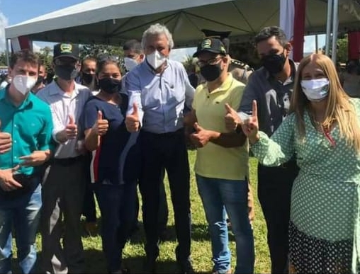 Vereadores de Morrinhos estiveram com o governador Ronaldo Caiado