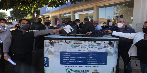 Prefeitura de Morrinhos e DescTec lançam Campanha “Lixo Eletrônico contra a Fome”