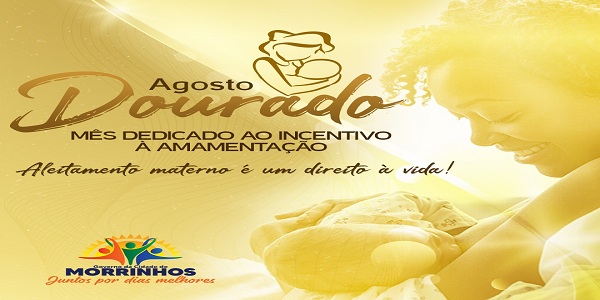 Prefeitura de Morrinhos mobiliza campanha de incentivo ao aleitamento materno