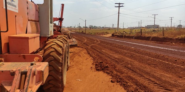 Prefeitura de Morrinhos avança com obra de construção do anel viário