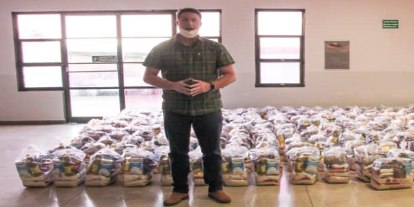 Sindicato Rural de Morrinhos distribui 200 cestas básicas para instituições sociais