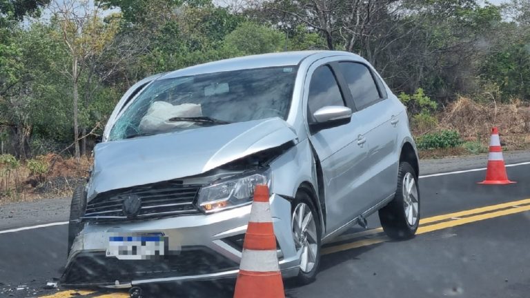 Grave acidente é registrado na GO-213, entre Caldas Novas e Morrinhos