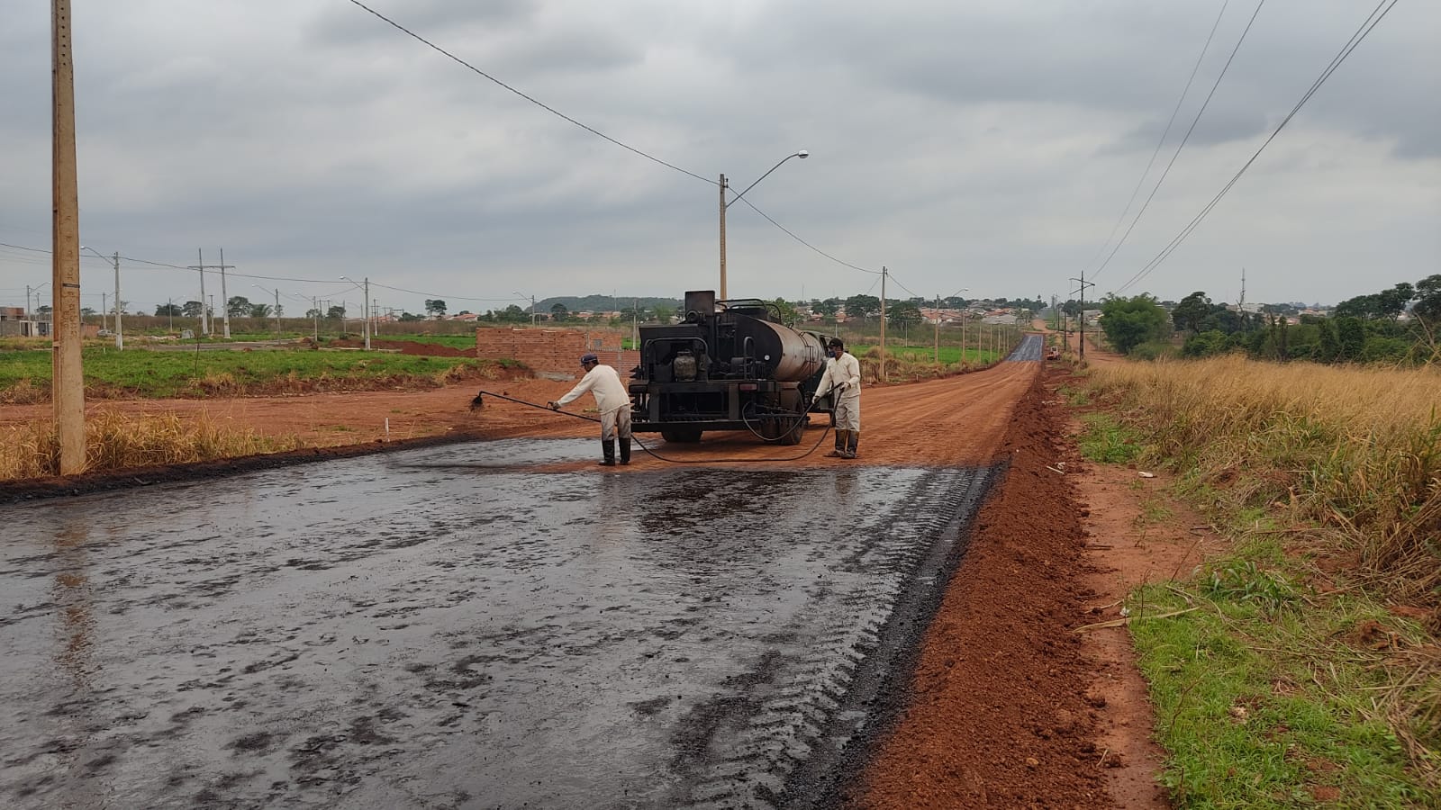 Prefeitura de Morrinhos intensifica pavimentação do Anel Viário