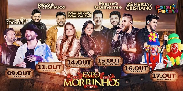Geração emprego, fortalecimento do comércio e apoio às entidades, conheça mais sobre a Expomorrinhos.