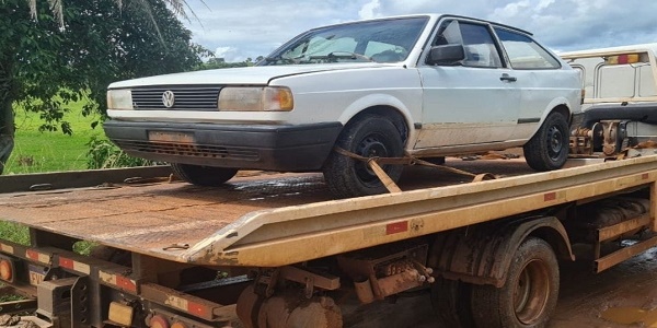 Batalhão Rural recupera veículo furtado em Jovânia durante patrulhamento na zona rural de Morrinhos