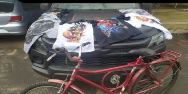 36º BPM prende suspeitos de furto em Morrinhos e recupera mercadorias roubadas
