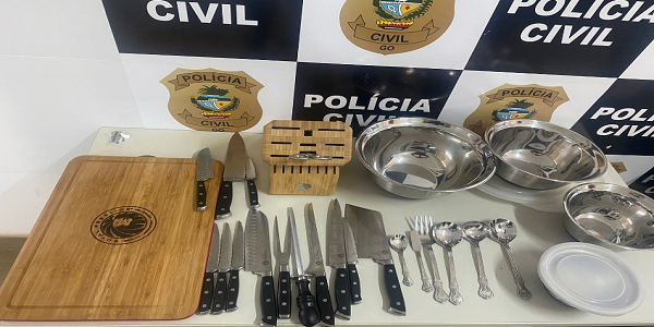 Polícia Civil de Morrinhos recupera objetos furtados em Planaltina/DF