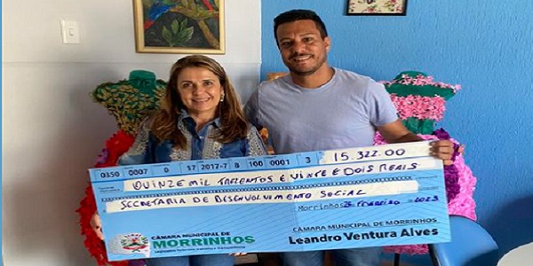 Vereador Leandro destina emenda para aquisição de cestas básicas a famílias carentes em Morrinhos