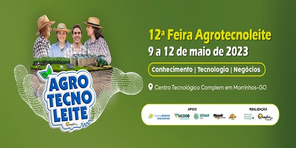 AGROTECNOLEITE COMPLEM 2023: Contagem regressiva para uma das maiores Feiras do Agronegócio do Centro-Oeste.