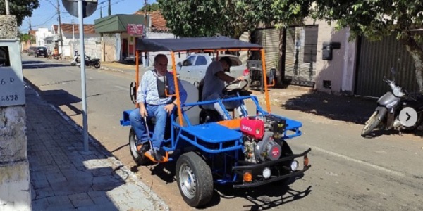 Novo veículo pulverizador motorizado promete transformar a manutenção urbana em Morrinhos