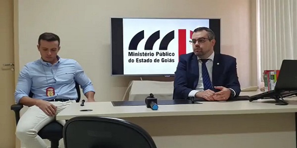 Promotor detalha, em entrevista coletiva, operação deflagrada na quarta-feira em Morrinhos
