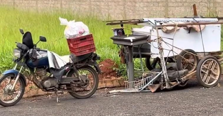 Motocicleta roubada próximo ao INSS – Proprietário pede ajuda da comunidade