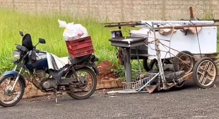 Motocicleta roubada próximo ao INSS – Proprietário pede ajuda da comunidade