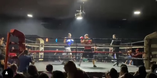 Lutador de Morrinhos se destaca no boxe em Goiânia: Diogo Bineia vence luta com nocaute espetacular; VÍDEO!