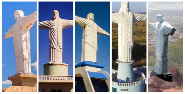 Conheça as 23 cidades goianas que tem um Cristo Redentor. FOTOS!