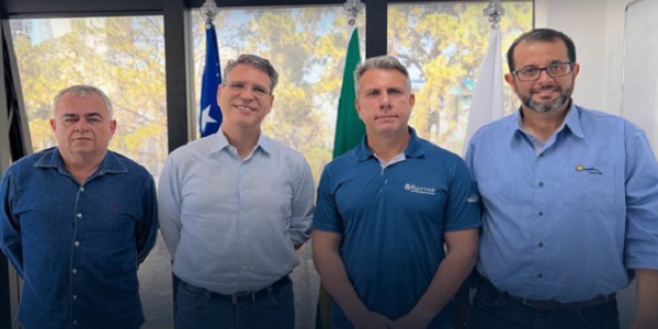 Diretor de Produção e Gerente do DAIMO da Complem visitam Presidente do Codego para tratar de regularização de áreas e investimentos