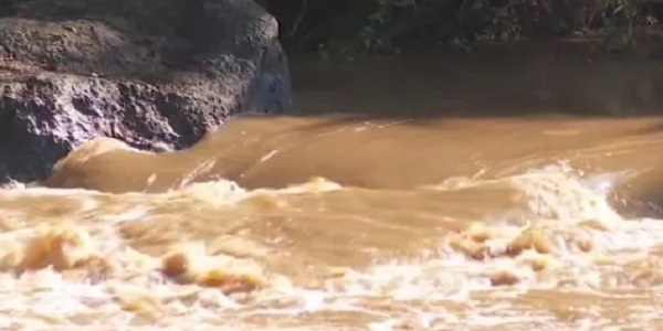 Moradores de Piracanjuba reclamam de lama e morte de peixes no Rio Meia Ponte