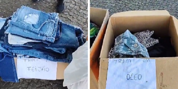 Projeto Realiza Ação Solidária em Morrinhos para Troca de Roupas seminovas por Alimentos