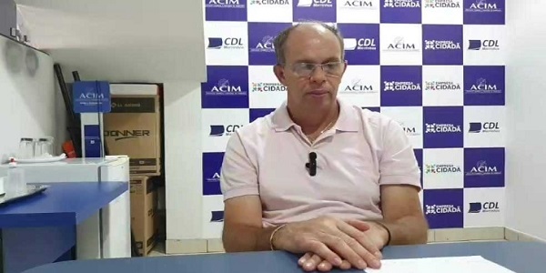 Presidente da ACIM-CDL anuncia Feirão Limpa Nome em Morrinhos
