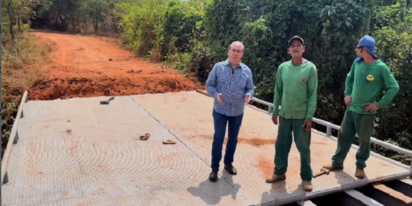 Prefeito Joaquim Guilherme Anuncia Construção de Nova Ponte na Zona Rural de Morrinhos. VÍDEO!