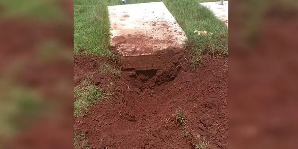 Homem é preso suspeito de violar sepultura da sogra para ameaçar a mulher