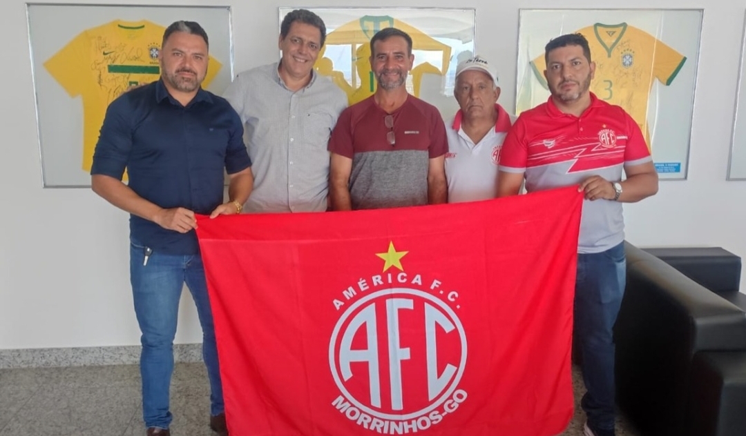 Nova diretoria do América Futebol Clube é Recebida Pelo o Presidente da Federação Goiana de Futebol