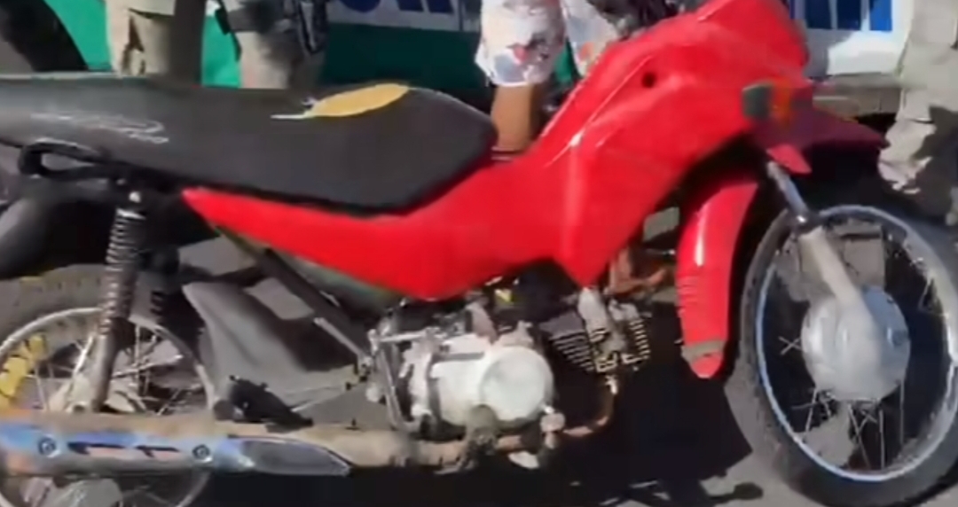Polícia Militar Recupera Motocicleta Furtada em Morrinhos em Poucas Horas Após o Furto. VÍDEO!