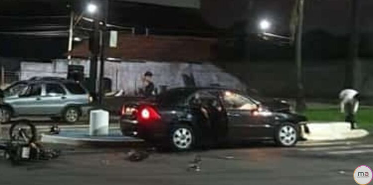 Grave acidente na Baixada da Rua Ceará deixa dois jovens feridos. VÍDEO!