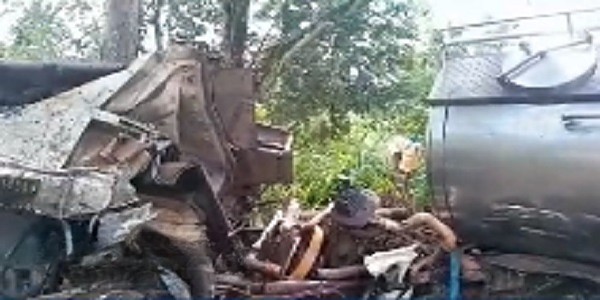 Acidente envolvendo carretas na GO-215 próximo a Pontalina deixa uma pessoa ferida